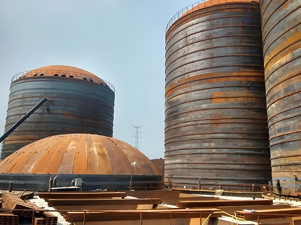 兴和焦粉钢板仓